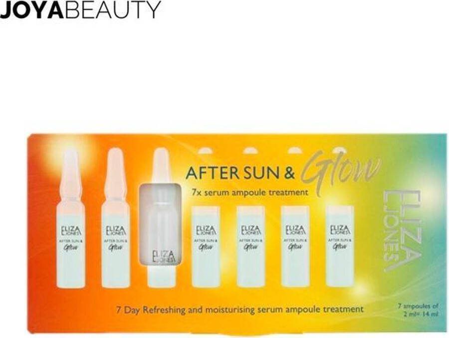 Eliza Jones After Sun & Glow Serum Ampullen | 7 daagse verzorgende serum behandeling | After Sun Gezicht verzorging
