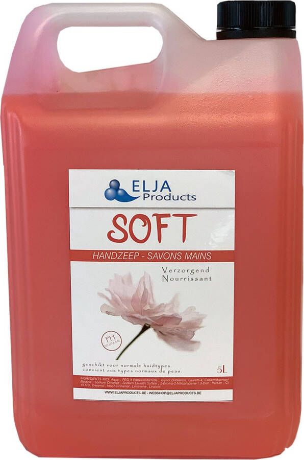 Elja Products Handzeep roze 5L Soft