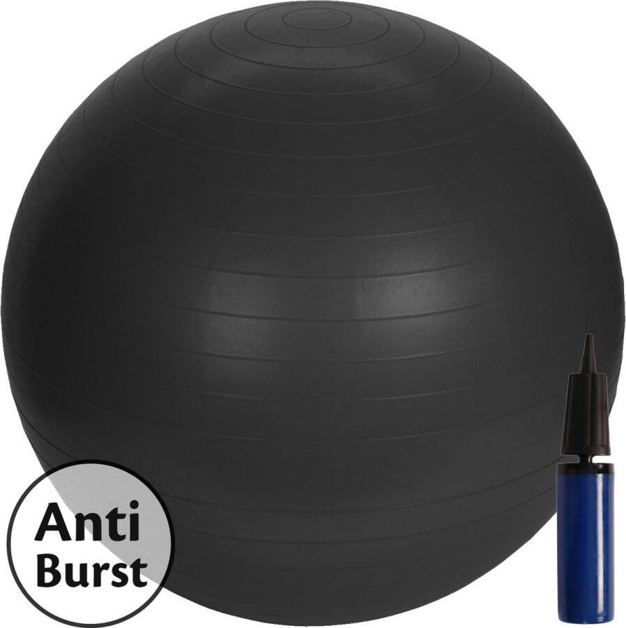 Backerz Ella Yoga Bal PVC Binnenbal voor zitballen Ella Anti-burst Zwart
