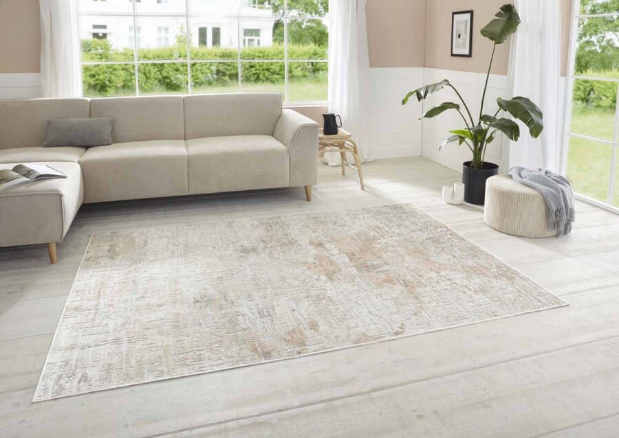 ELLE DECORATION Design-vloerkleed Chameis Viscose vintage-look zijde look woonkamer slaapkamer vloerkleed