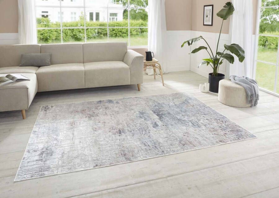 ELLE DECORATION Design-vloerkleed Chameis Viscose vintage-look zijde look woonkamer slaapkamer vloerkleed