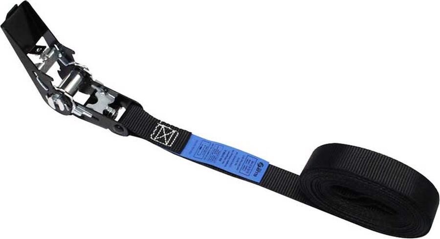 ELLERstrap ELLER 1-delige spanband met ratel 500daN breedte 25mm lengte 6m zwart