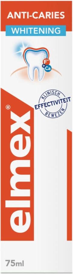 Elmex 12x Anti-Cariës Tandpasta Whitening 75 ml Voordeelverpakking
