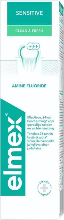Elmex 12x Sensitive Fresh Breath Tandpasta 75 ml