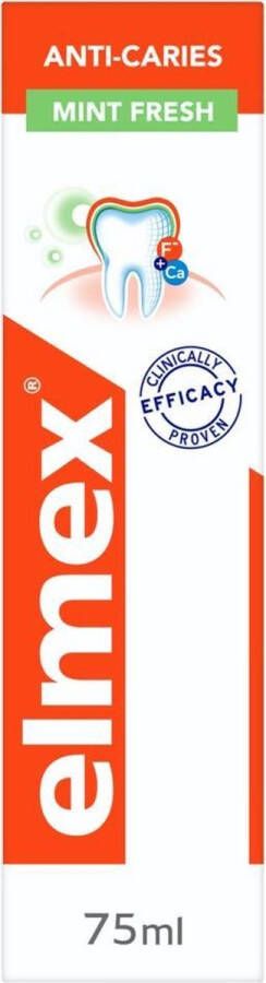 Elmex 12x Tandpasta Anti-Cariës Fresh Mint 75 ml