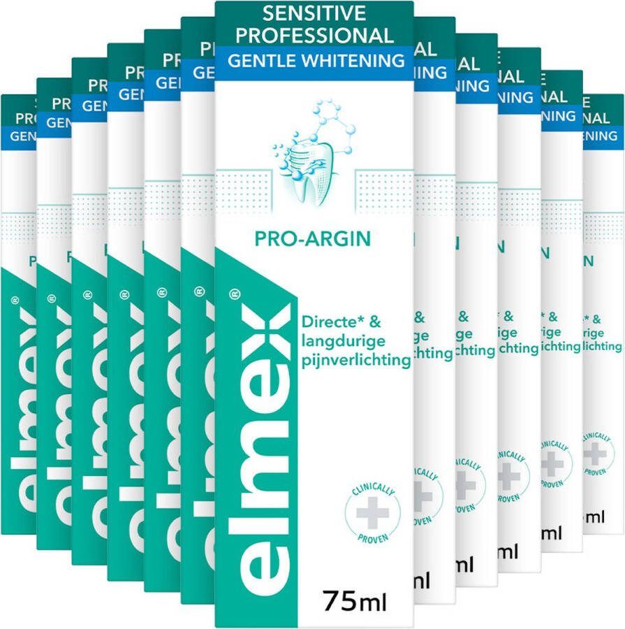 Elmex 12x Tandpasta Sensitive Professional Gentle Whitening 75 ml