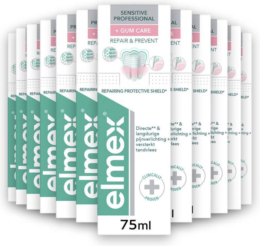 Elmex 12x Sensitive Professional Tandpasta Repair & Prevent 75 ml