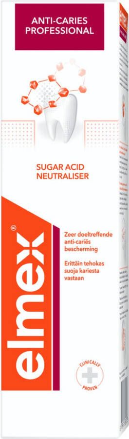 Elmex 4x Tandpasta Anti-Cariës Professional 75 ml