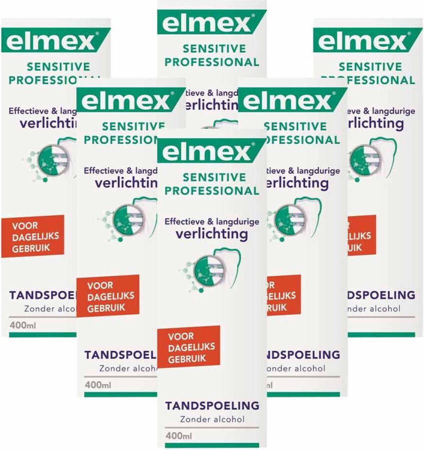 Elmex 6x Sensitive Professional Tandspoeling 400 ml