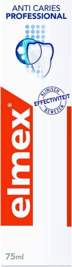 Elmex Anti-Cariës Professional Tandpasta 75 ml Inclusief Suikerzuur Neutralisator