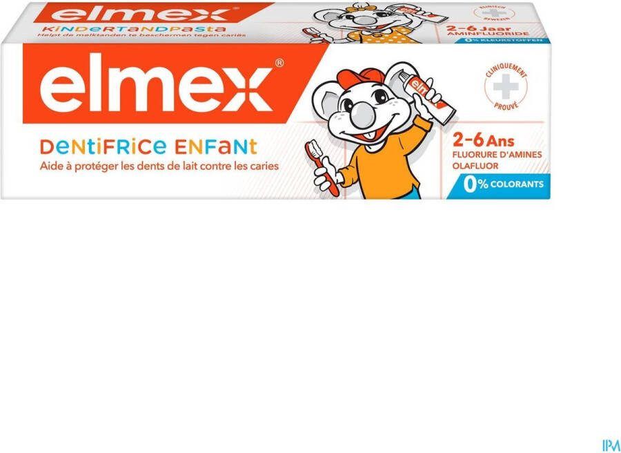 Elmex Kindertandpasta 2-6 jaar 50ml