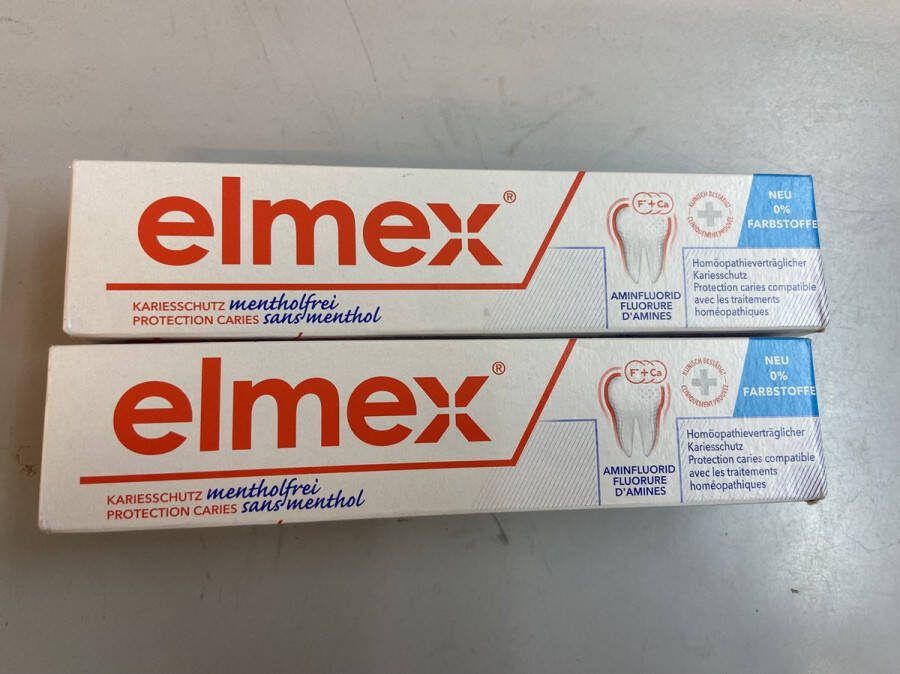 Elmex mentholvrij 75 ml 2 stuks