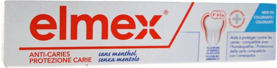 Elmex Meridol Elmex Tandpasta Mentholvrij 75ml