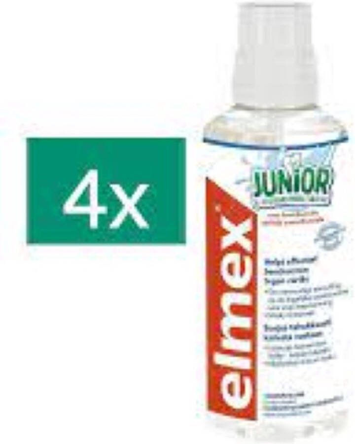 Elmex Mondspoeling Junior 4 x 400 ml
