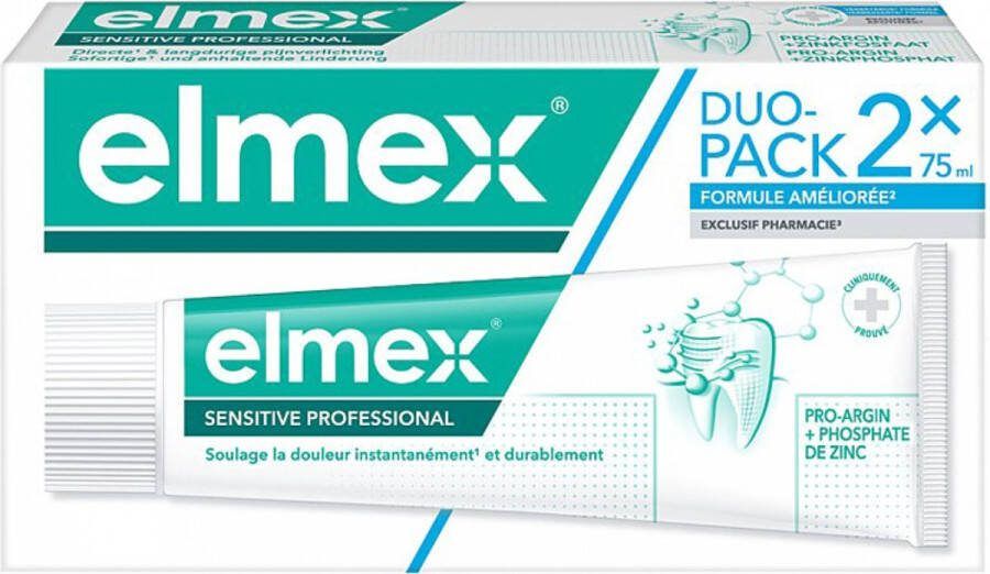 Elmex Sensitive Professional Set van 2 x 75 ml