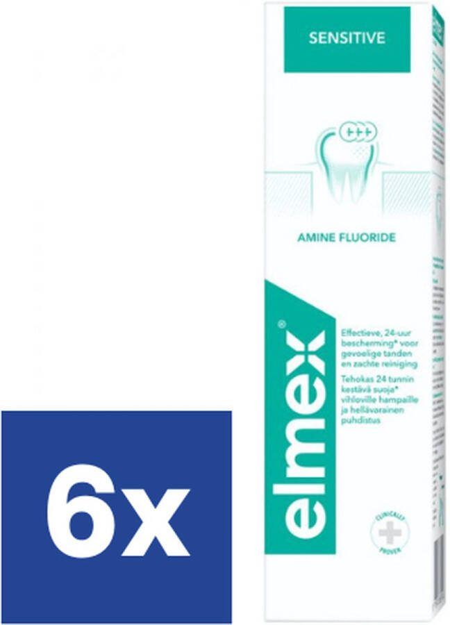 Elmex Sensitive Tandpasta 6 x 75 ml