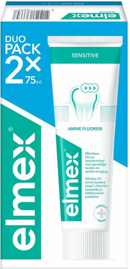 Elmex Tandpasta Sensitive Duopack 2 x 75 ml