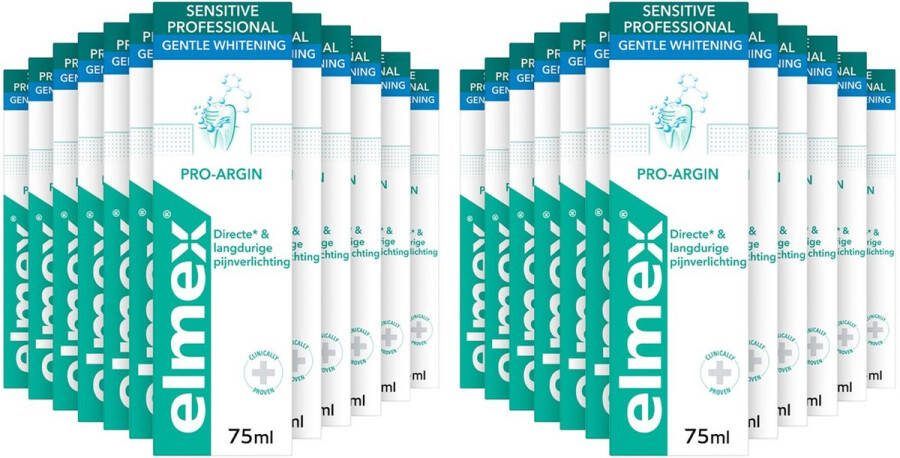 Elmex Tandpasta Sensitive Professional Gentle Whitening 75 ml Voordeelverpakking 24 stuks