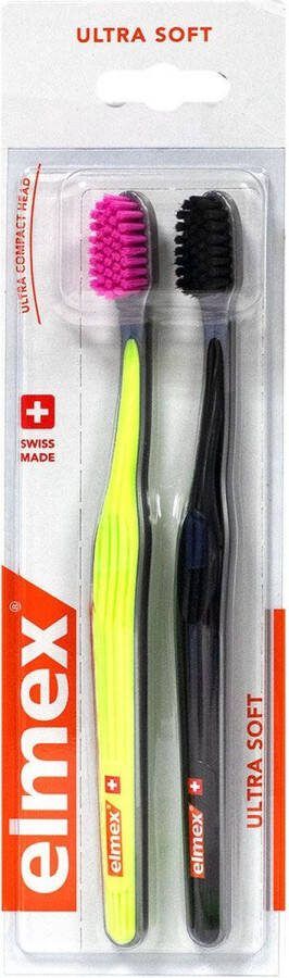 Elmex Ultra Soft Tandenborstel 2 stuks