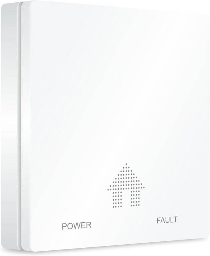 ELRO FC4610 Ultra Dunne Koolmonoxidemelder met 10 jaar batterij 23mm CO-melder voldoet aan Europese Norm EN50291