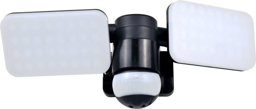 ELRO LF70 Duo LED Buitenlamp met Bewegingssensor – 2x 10W – 1200LM – IP54 Waterdicht Zwart