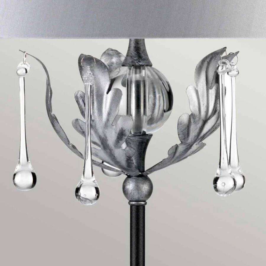 Elstead Lighting LED Tafellamp Amarilli 1X E27 Max 60W Black with Silver Patina