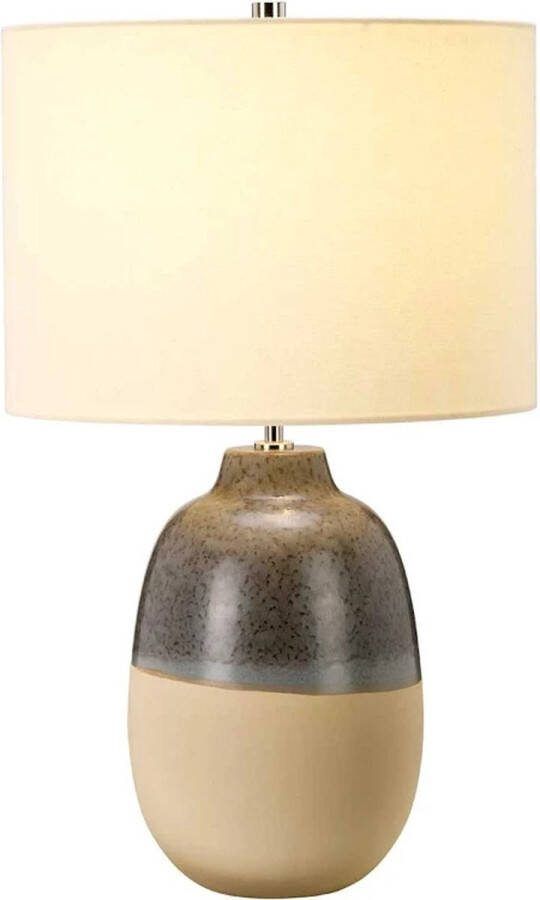 Elstead Lighting LED Tafellamp Grange Park 1X E27 Max 60W Grey Brown