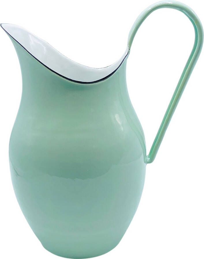 Emaille A'dam Lampetkan Waterkan Emaille mint pastel groen 2.5 liter