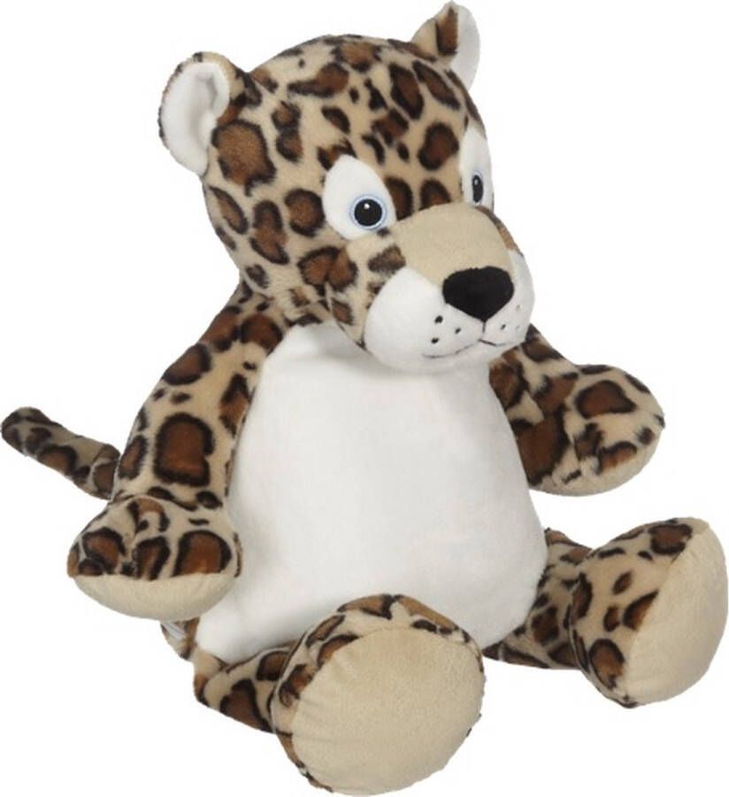 Embroider buddy Luipaard Knuffeldier -LeRoy Leopard Deze luipaard kan geborduurd worden met een naam of tekst