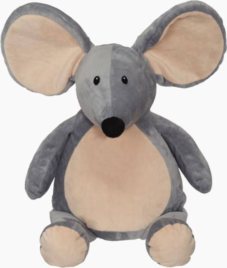 Embroider buddy Muis Knuffeldier Maverick Mouse kan geborduurd worden met een naam of tekst
