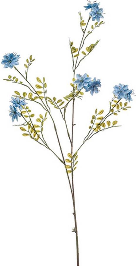 Emerald Kunstbloemen Zijdebloemen Nepbloemen Bloesemtak Hemelsblauw 91 cm 429507