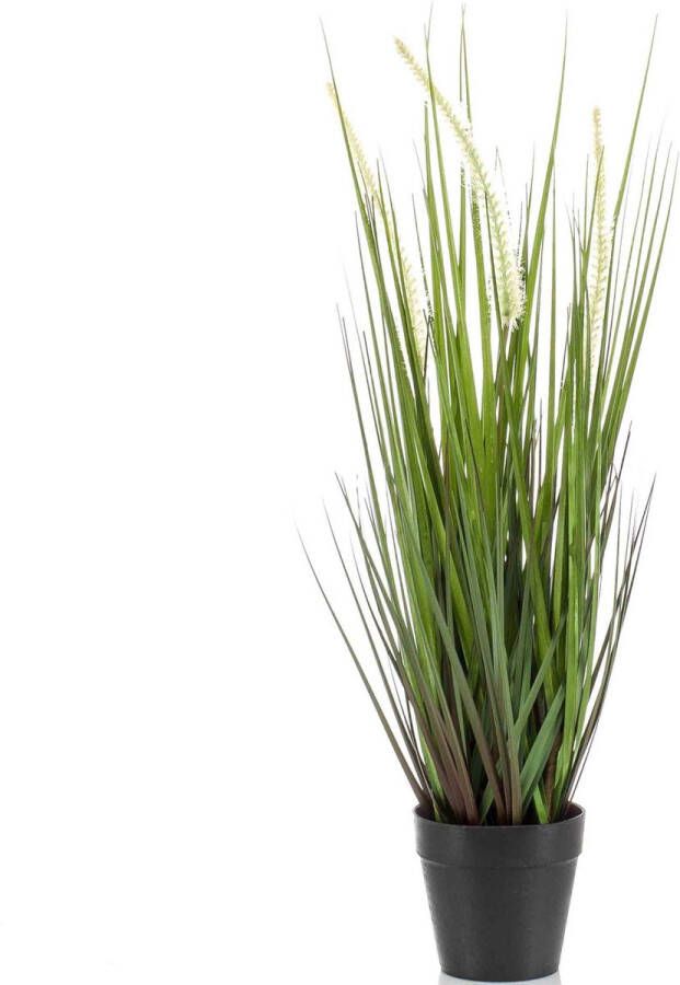 Emerald Kunstplant groen gras sprieten 53 cm Grasplanten kunstplanten voor binnen gebruik