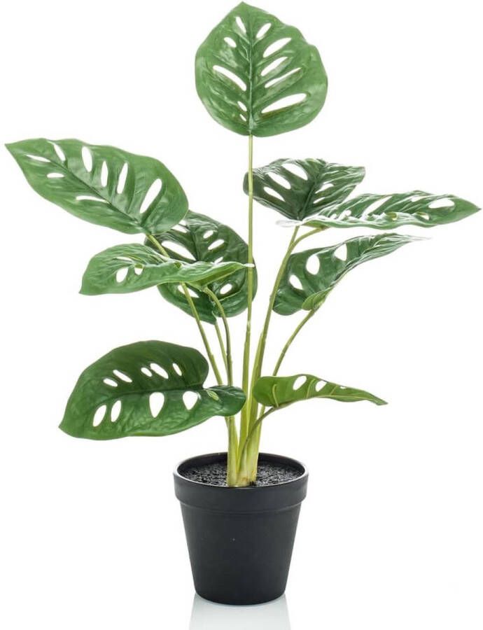 Emerald -Kunstplant-in-pot-Monkey-monstera-struik-43-cm