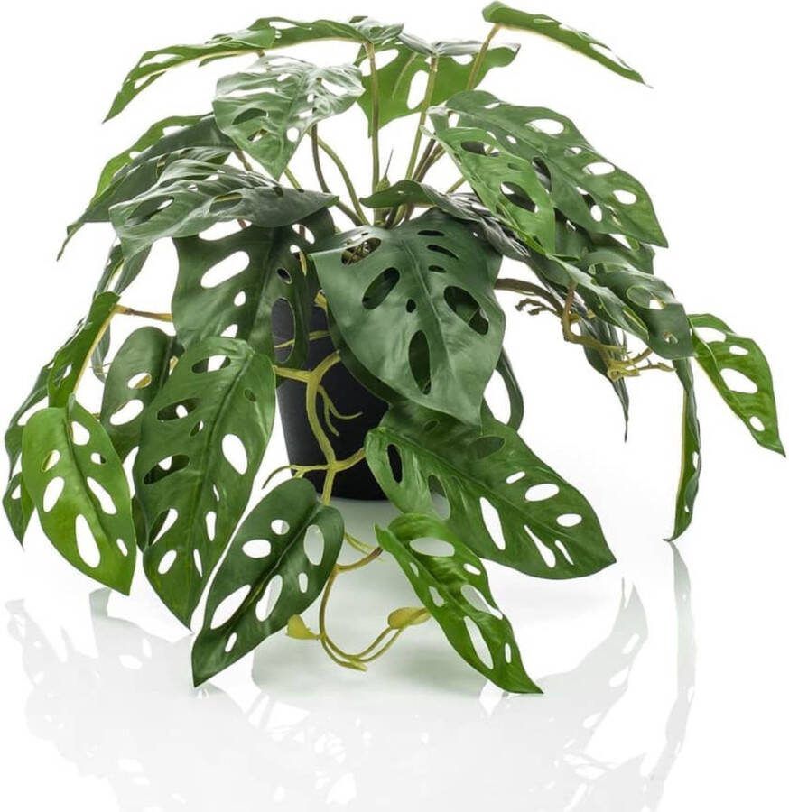 Emerald -Kunstplant-in-pot-Monkey-monstera-struik-55-cm