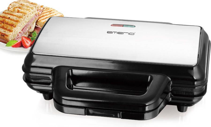 Emerio ST-127527.1 Tosti-apparaat BPA + PFAS-vrij grote schelpvorm 900 watt ST-127527.1