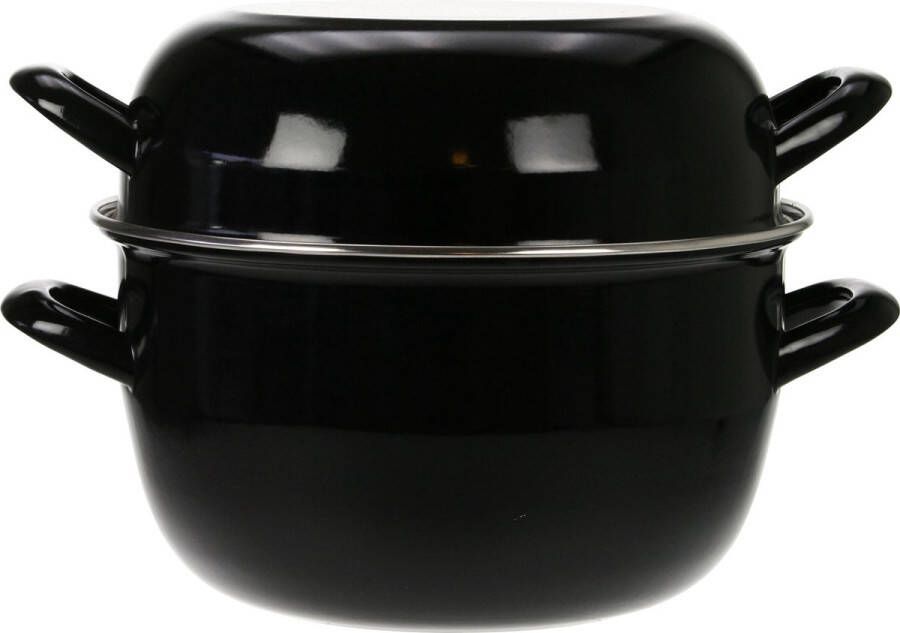 Cosy & Trendy Mosselpan Zwart ø 24 cm | 5 liter