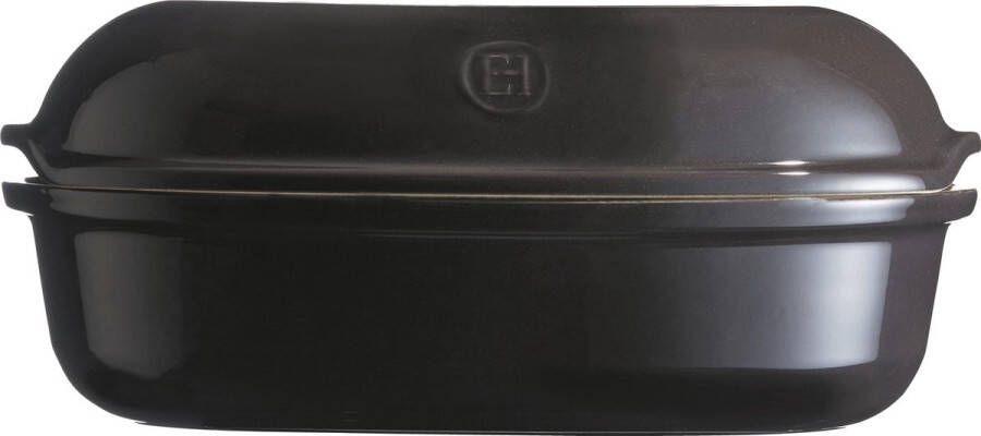 Emile Henry Broodbakvorm ambachtelijk E-box 340x215x150mm Fusain