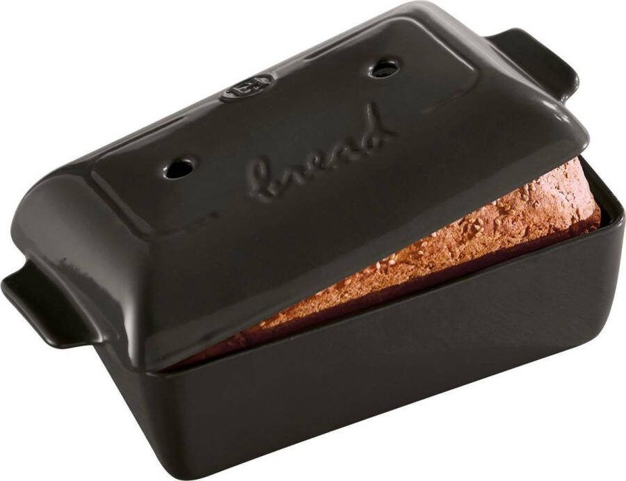 Emile Henry Broodbakvorm voor Busbrood Fusain 22 x 15 cm 2.2 liter
