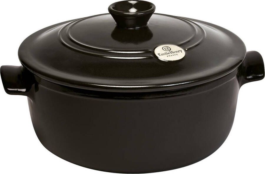 Emile Henry Kookpan rond Ø285mm Fusain