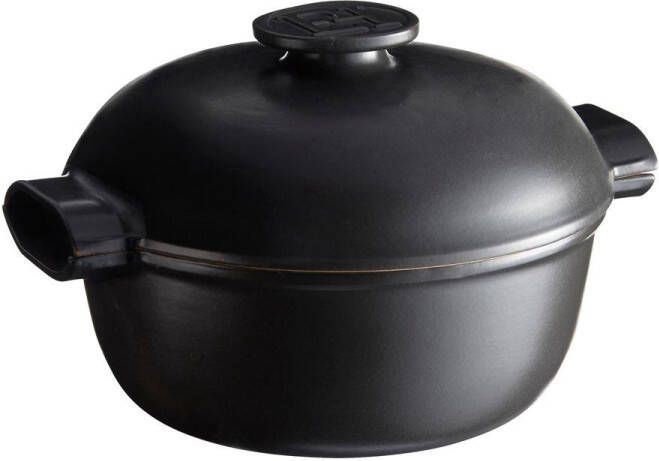 Emile Henry Kookpan rond Delight 4.0Ltr Slate