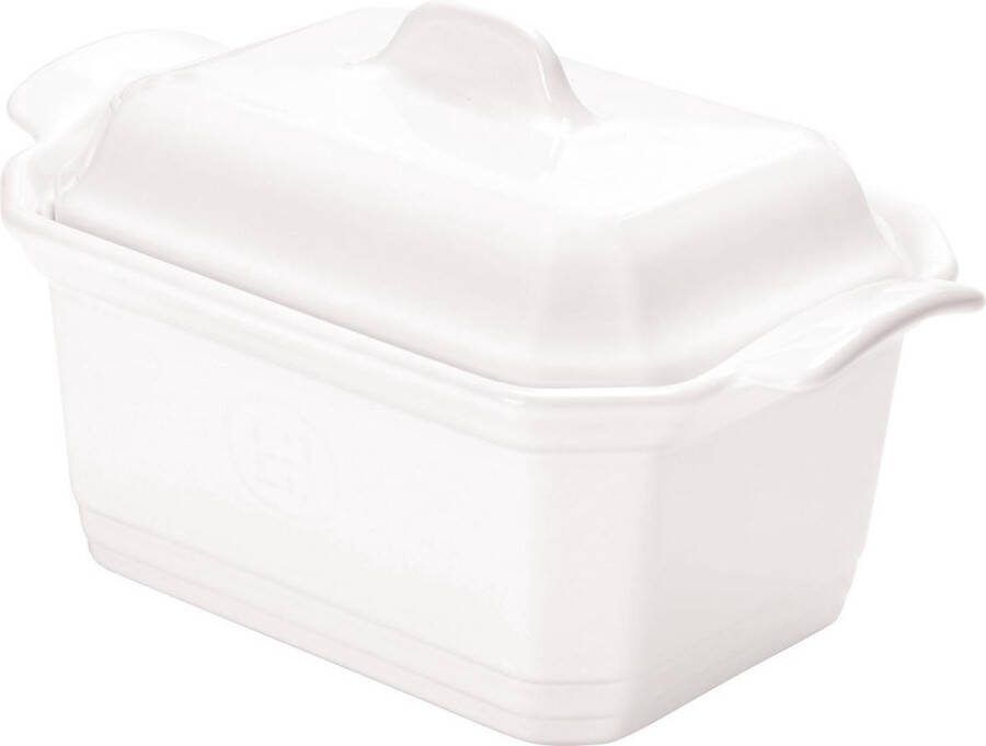 Emile Henry Terrine met drukplaat 200x150mm 1.2 l Farine