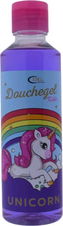 E.M.L Cosmetica Unicorn Douchegel Eenhoorn Douchegel kinderen Douchegel kids Kinder douchegel meisjes 250 ml