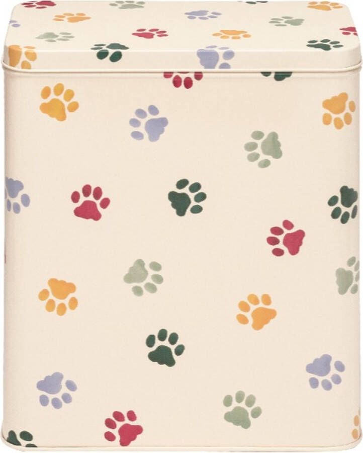 Emma Bridgewater Bewaarblik Polka Paws Honden Katten Huisdieren Blik Rechthoek 19 x 11 x 23 cm