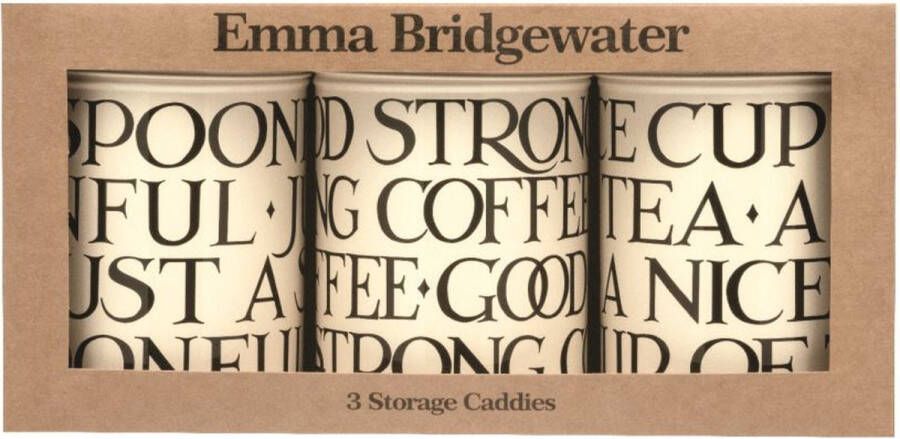 Emma Bridgewater Vershouddoos Bewaarblik Rond Black Toast