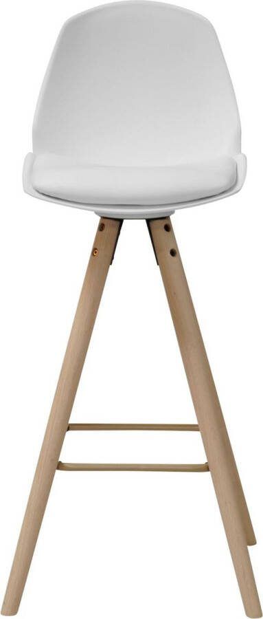 Leen Bakker Barkruk Bryne wit 77 cm