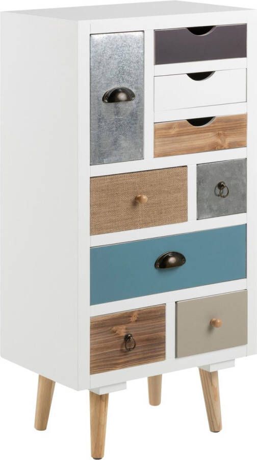 Leen Bakker Ladekast Suomi multikleur 98x48x32 cm