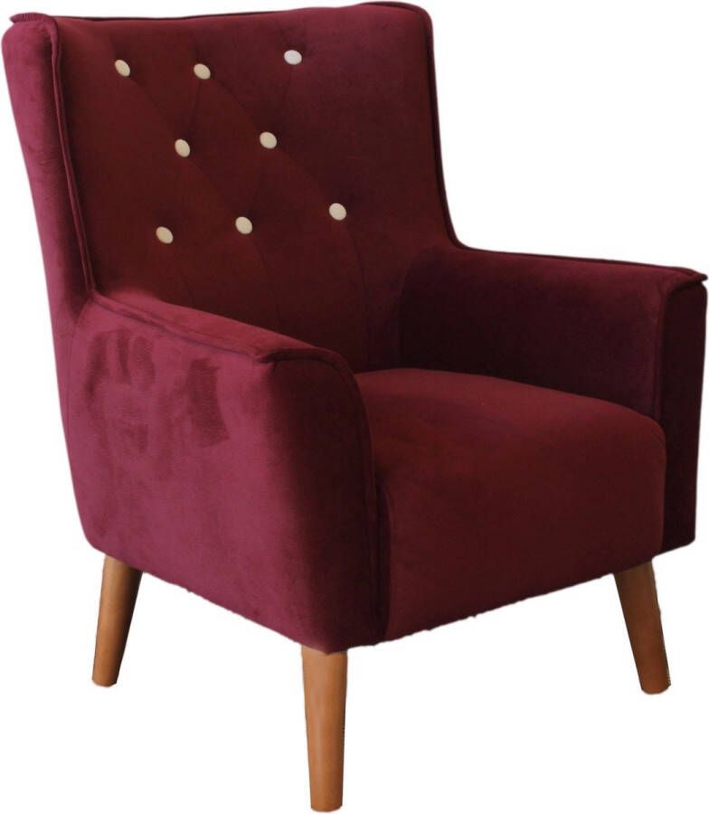 Emob Fauteuil Dennis bordeaux