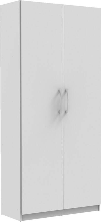 Emob Kledingkast Tarn 80cm met 2 deuren wit