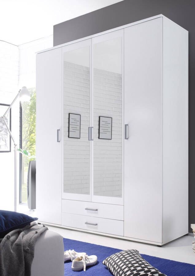 Schlafkontor Kledingkast Karl draaideurkast slaapkamerkast met spiegel garderobe