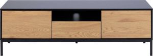 Actona Emob- TV Meubel Tv-meubel Dover 2 deuren 1 lade industrieel 140cm Bruin